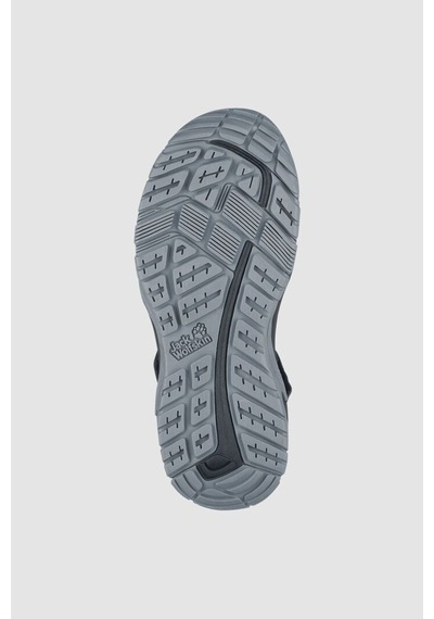 Jack Wolfskin Lakewood Ride Erkek Outdoor Sandalet Ebony Çok Renkli
