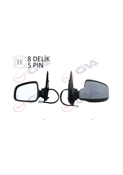 Gva 1019167-99 Dış Dikiz Aynası Sol Sandero Stepway 2012 Ve Sonrası Elektrikli Isıtmalı Astarlı Konveks Sensörsüz Vm-6804ehpl 963736915r-963023731r
