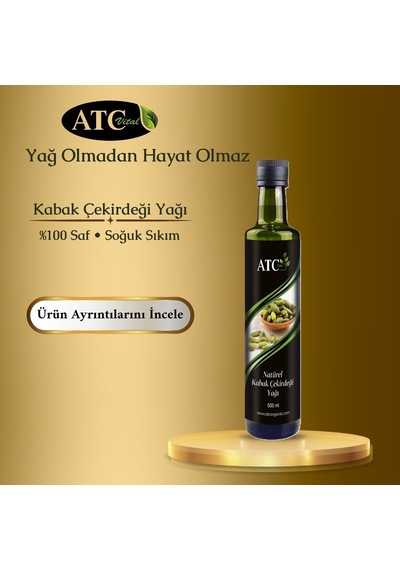 Atc Vital Kabak Çekirdeği Yağı 500 Ml