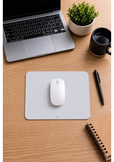 Gri Renkli Ergonomik Mouse Pad, Kaymaz Yüzey İle Ev Ve Ofis Kullanımı İçin İdeal