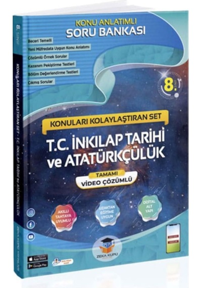 8 Sınıf Lgs Inkılap Tarihi Konu Anlatımlı Soru Bankası Zeka Yay