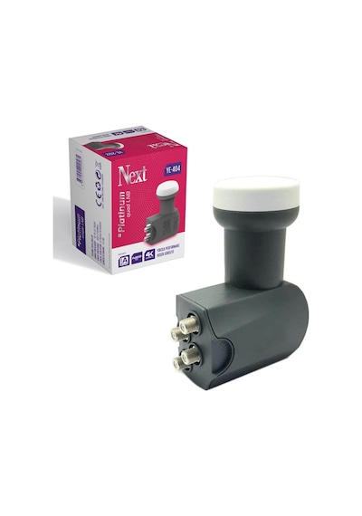 Lnb Dörtlü Quad Platinum 0.1db 3d 4k Next Ye-404