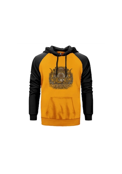 Meshuggah Koloss Sarı Renk Reglan Kol Sweatshirt Sarı