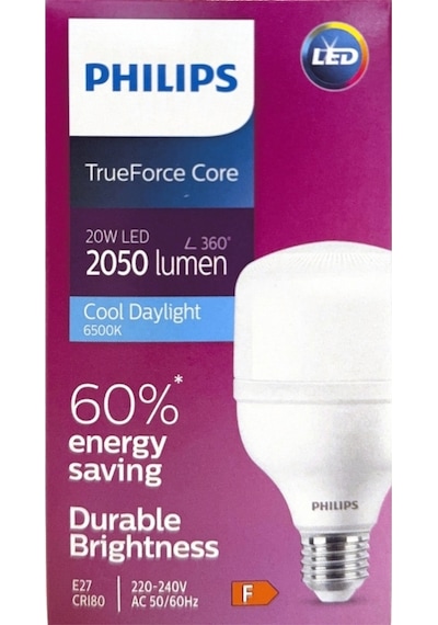 Philips Corepro LED 20W E-27 6500 Kelvın 2050 Lumen Göz Yormaz Kaliteli Beyaz Işık Torch Ampul