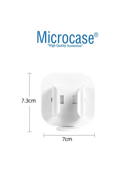 Microcase Yapışkanlı Duvara Monte Ayarlanabilir Şarjlı Diş Fırçası Tutucu Stand-al4801 Çok Renkli
