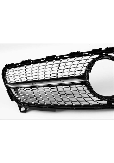 Mercedes W176 2016-2018 Uyumlu Yedek Parça Diamond Panjur Siyah