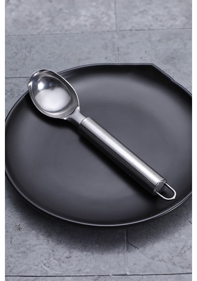 Metal Top Dondurma Alma Kaşığı Cin508 Gri - Gümüş