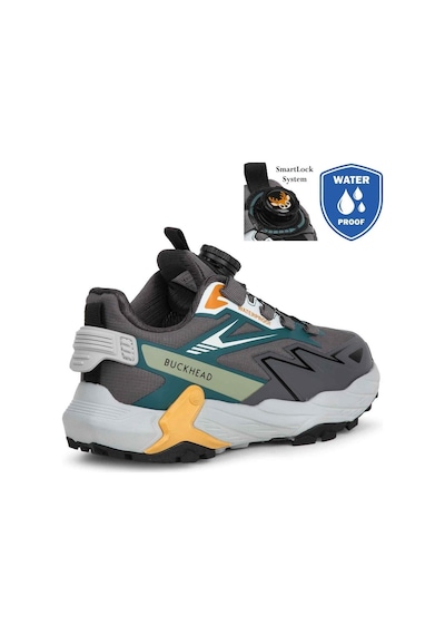 Buckhead Napolyon Waterproof Outdor Çocuk Spor Ayakkabı Koyu Gri