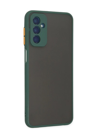 Samsung Uyumlu  Galaxy M13 Kılıf Montreal Silikon Kapak - Yeşil 0.2M-Çok Renkli