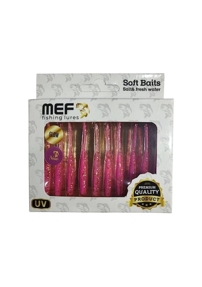 Mef Hunter Worm 5.5cm 10 Adet Lrf Silikonu