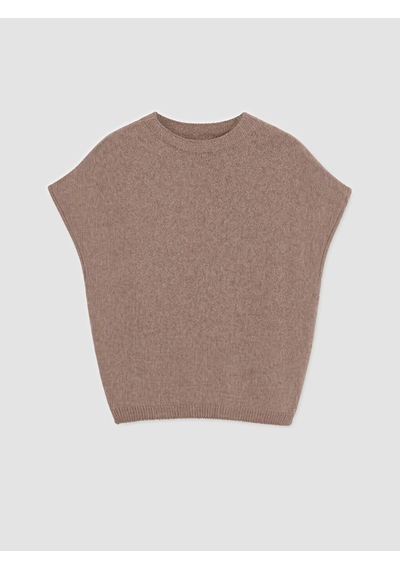 Lcw Comfort Ekru Bisiklet Yaka Kadın Triko Kazak