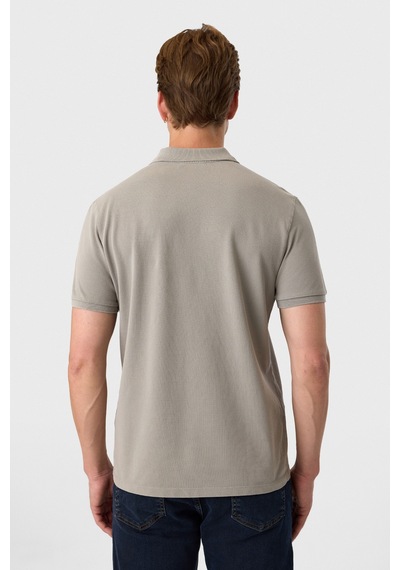 Back And Bond Regular Fit Adaçayı Polo Yaka Tişört