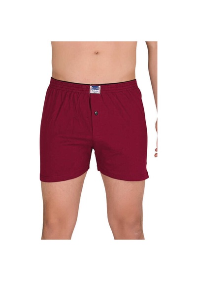 Berrak 1099 Erkek 3'lü Boxer Bordo