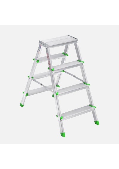 Saraylı Alüminyum 4 Basamaklı 82x81x44cm Katlanabilir Ev - Ofis Tipi Merdiven