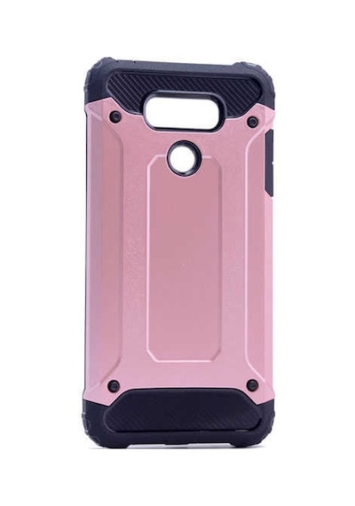Kilifone - Lg Uyumlu G6 - Kılıf Çift Katman Zırh Tank Crash Military Kapak - Rose Gold