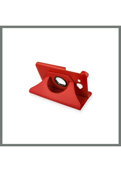 Mmb-trade Samsung Uyumlu Galaxy T280 Tab A 7 Kılıf 360 Tablet Deri Kılıf - Kırmızı Mmbz