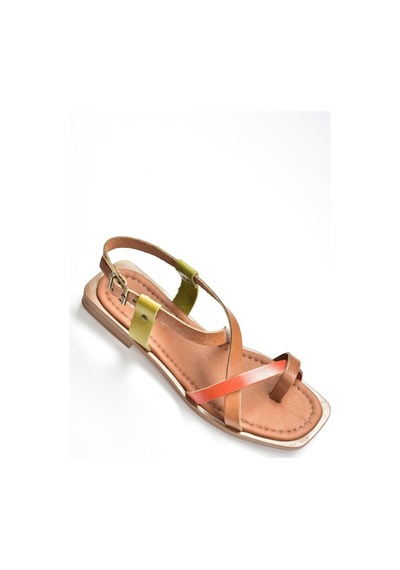 Fox Shoes Multi Hakiki Deri Parmak Arası Kadın Sandalet M29184120