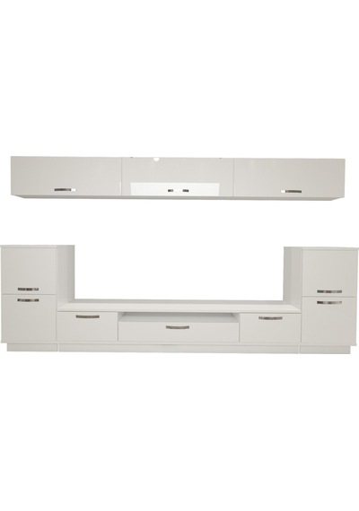 Decoraktiv Trendstyle 9 Slm Tv Ünitesi Tv Sehpası Beyaz