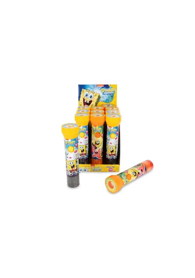 Spongebob Laser Pop Işıklı Çilek Aromalı Lolipop Şeker 1 Adet