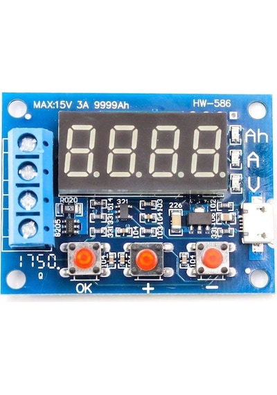 18650 Lityum Testi Zb2l3 Test Cihazı Led Dijital Ekran Direnci Kurşun Asit Kapasitesi Deşarj Ölçer