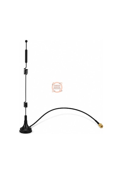 2.4g/5.8g 12dbi Wifi Anten Sma Erkek Manyetik 26cm Kablolu