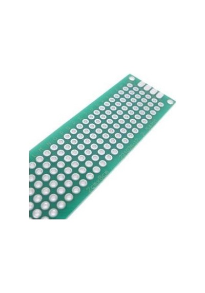 Çift Yüzlü Delikli Plaket 2x8cm Pertinaks