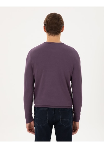 Pierre Cardin Erkek Mor Kazak /triko 50296419-vr038 Mor