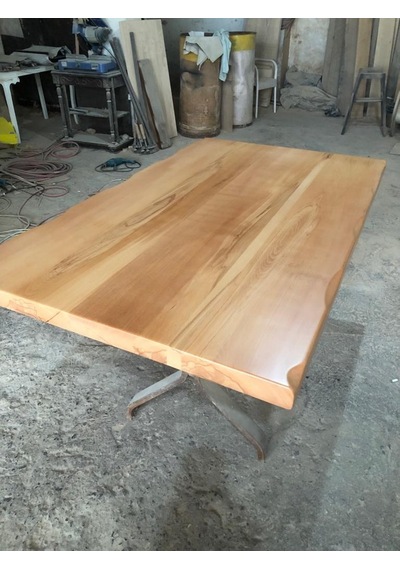 Bintaşmobilya Naturel Kayın Ağacı Kütük Masa Üstü 140X80.Cm