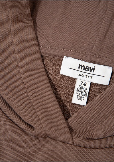 Mavi Koyu Kahve Kız Çocuk Sweatshirt M7s10124-87181 Koyu Kahve