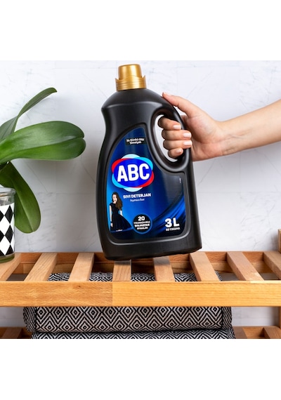 ABC Siyahlara Özel Sıvı Çamaşır Deterjanı 50 Yıkama 3 x 3 L