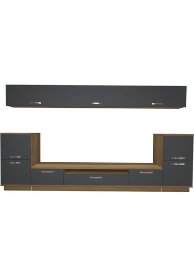 Decoraktiv Trendstyle 9 Mdf Tv Ünitesi Tv Sehpası Pera - Antrasit