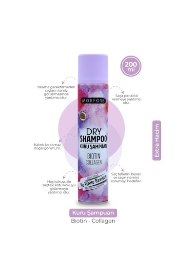 Kuru Şampuan Ekstra Hacim 200 Ml 200 Ml