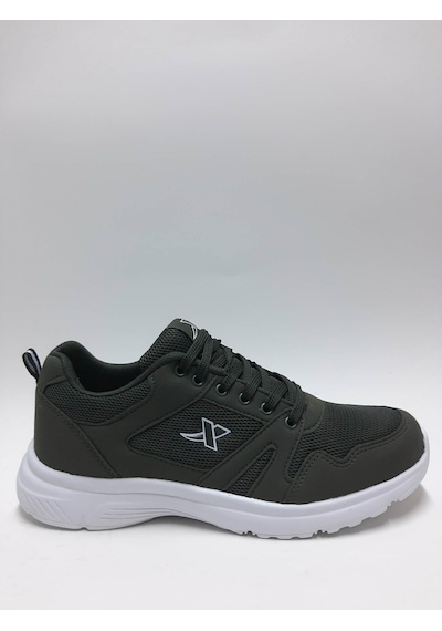 Xstep Hafif Rahat Haki Rengi Yumuşak Triko Bağcıklı Erkek Spor Ayakkabı C-8902047xstp