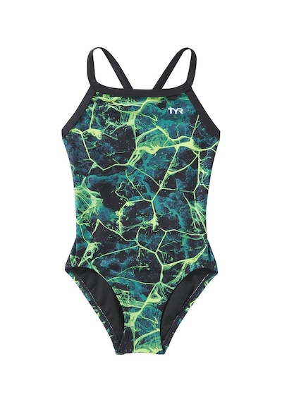 Tyr Durafast Elite Kadın - Kız Diamondfit Yüzücü Mayosu - Synapse Yeşil