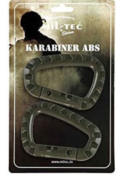 MİL-TEC OD CARABINER ABS Çok Renkli