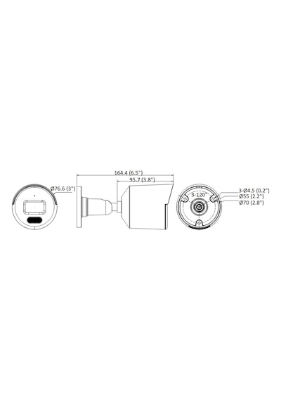 Hikvision Ds-2cd1t47g2-luf 4mp 4mm Ip Bullet Kamera