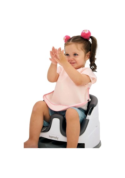Kısa Kollu Su Geçirmez Bebek Mama, Oyun Ve Aktivite Önlüğü Pembe