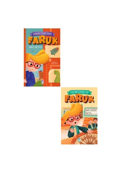 Şehirdeki Gizemli Sinyal + Sınıftaki Gizemli Saat Faruk 2 Kitap Set / Caner Sarıoğlu
