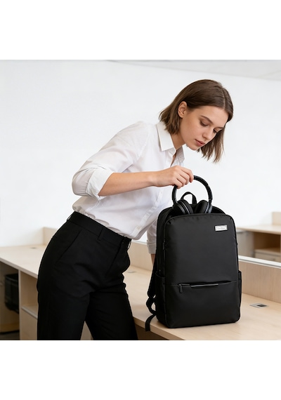 Go-des Go Des Gd-6005 Nefes Alabilen Kumaş Şok Emici Omuz Askılı Laptop Ve Notebook Sırt Çantası Siyah