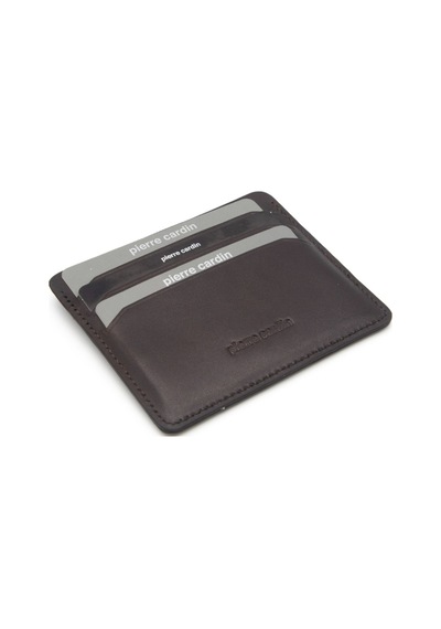 Pierre Cardin Kahve Unisex Deri Kartlık 0046 Kahverengi