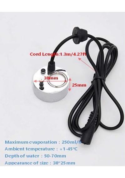 Nem Nozulu Ultrasonik Nem Cihazı Tek Ledli Adaptörlü