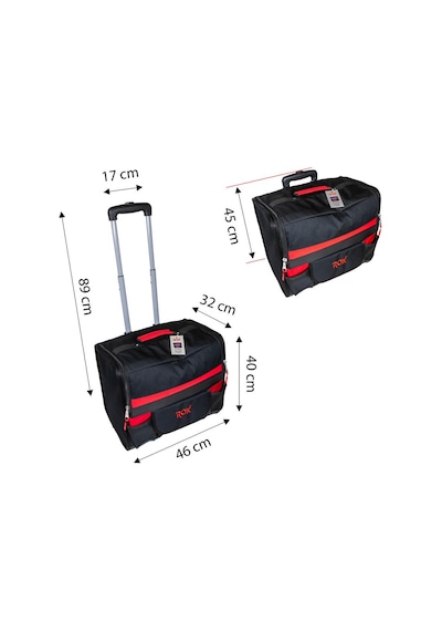 Rox 0339 Valiz Tip Tekerlekli İmperteks Bez Takım Çantası