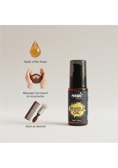 Sakal Ve Bıyık Bakım Yağı 50 Ml Besleyici &amp Parlaklık Veren Formül Güçlendirici Ve Nemlendirici Ser