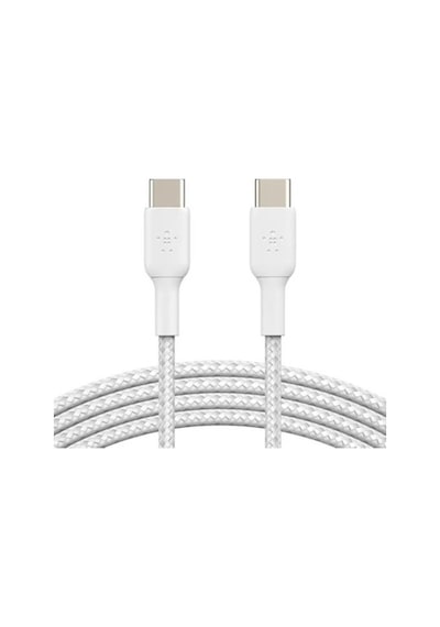 Belkin Cab009bt1mbw2pk Type C-c Silikon Kablo 1 Metre 2'li Paket - Beyaz