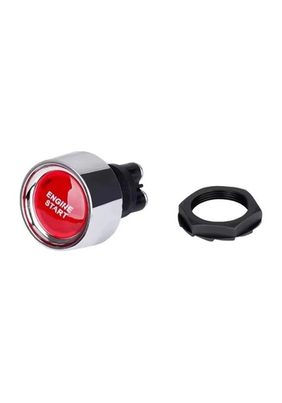 Mr-180a-2 Kırmızı Işıklı Buton 12v 24v 50a Ateşleme Marş Butonu