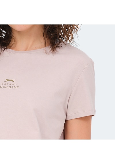Slazenger VIRAJ Kadın  Taş Gri Tişört