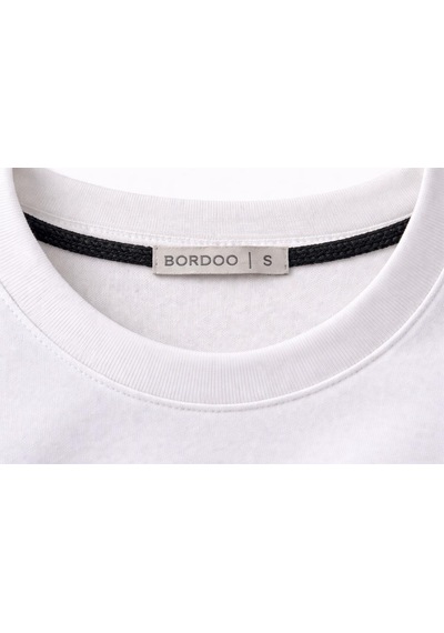 Classics Men Bordoo Basic Bisiklet Yaka Kısa Kol Erkek Tişört 7624 Beyaz