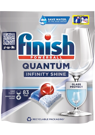 Finish Quantum Infinity Shine Bulaşık Makinesi Deterjanı Kapsül Tablet 83 Adet