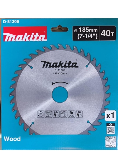 Makıta D-81309 Daire Ahşap Testere 185x30mmx40t Maad-81309