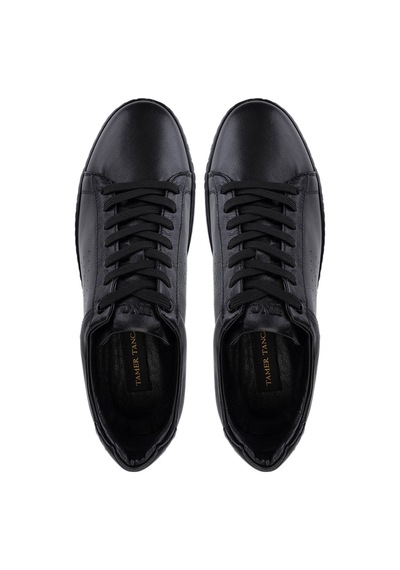 Tamer Tanca Erkek Hakiki Deri Siyah Sneakers & Spor Ayakkabı 1174 041 Erk Ayk Sk25-26 Sıyah Dr Siyah